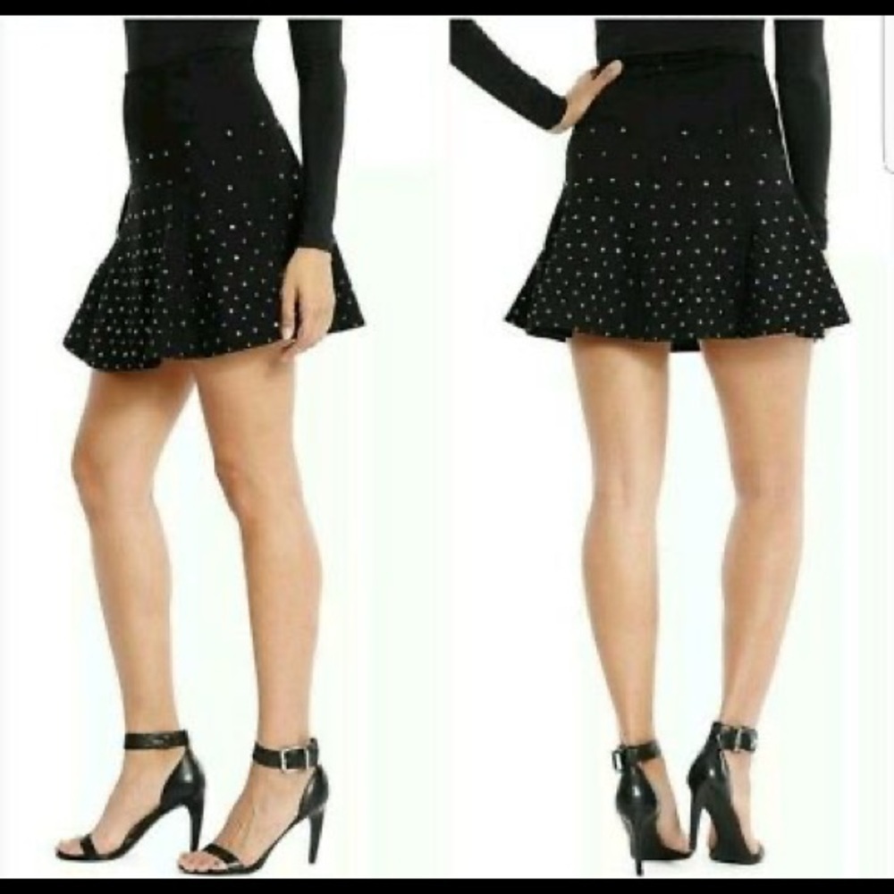 New GUESS BY MARCIANO Studded Mae Skirt SZ 10